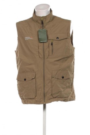 Herrenweste Unbranded, Größe 4XL, Farbe Braun, Preis € 13,99