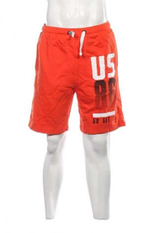 Pantaloni scurți de bărbați Uncle Sam, Mărime L, Culoare Portocaliu, Preț 47,99 Lei
