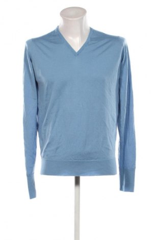 Herrenpullover John Smedley, Größe L, Farbe Blau, Preis 31,82 €