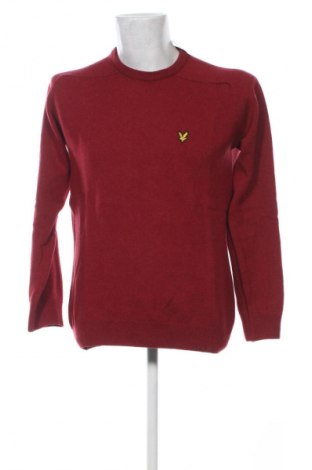 Мъжки пуловер Lyle & Scott, Размер L, Цвят Червен, Цена 59,00 лв.