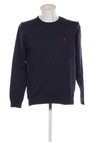 Мъжки пуловер U.S. Polo Assn., Размер XL, Цвят Син, Цена 90,44 лв.