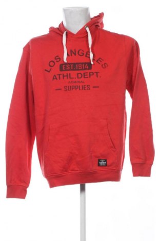 Herren Sweatshirt Admiral, Größe L, Farbe Rot, Preis € 11,99