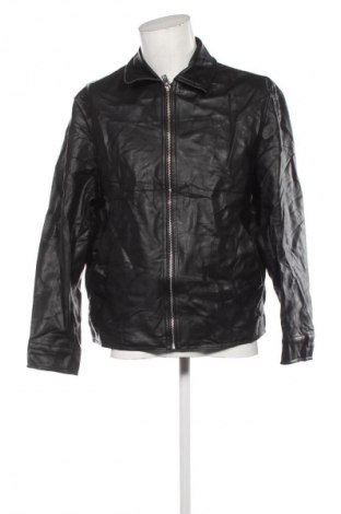 Ανδρικό δερμάτινο μπουφάν H&M, Μέγεθος L, Χρώμα Μαύρο, Τιμή 31,99 €