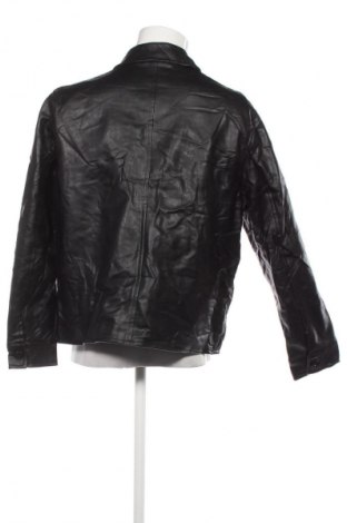 Ανδρικό δερμάτινο μπουφάν H&M, Μέγεθος L, Χρώμα Μαύρο, Τιμή 31,99 €