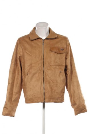 Geacă de piele pentru bărbati Unbranded, Mărime 3XL, Culoare Bej, Preț 169,99 Lei