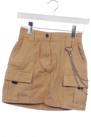 Spódnica Bershka, Rozmiar XS, Kolor Beżowy, Cena 43,77 zł