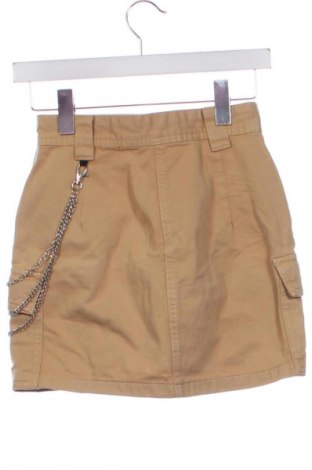 Spódnica Bershka, Rozmiar XS, Kolor Beżowy, Cena 43,77 zł