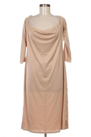 Sukienka Boohoo, Rozmiar 3XL, Kolor Beżowy, Cena 44,99 zł