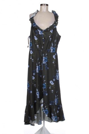 Kleid City Chic, Größe 5XL, Farbe Mehrfarbig, Preis 11,99 €