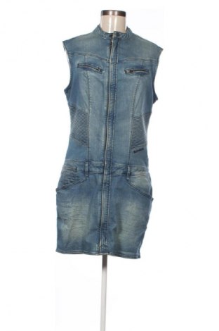 Sukienka Retro Jeans, Rozmiar L, Kolor Niebieski, Cena 192,89 zł