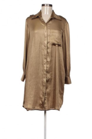 Рокля Zara, Размер S, Цвят Златист, Цена 22,99 лв.