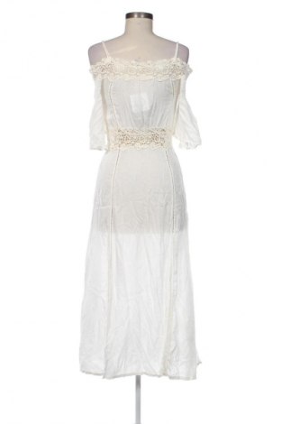 Sukienka Zara, Rozmiar XS, Kolor ecru, Cena 61,99 zł