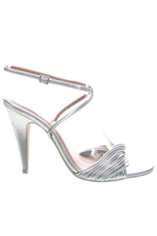 Sandalen Zara, Größe 41, Farbe Silber, Preis 15,35 €