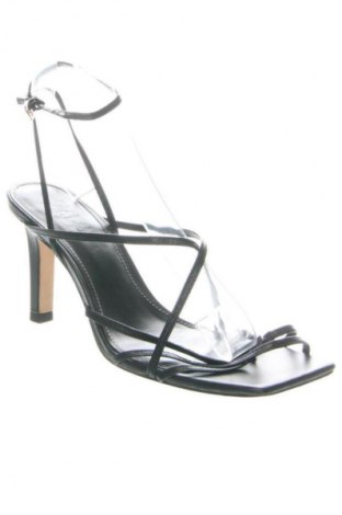Sandale Zara, Mărime 40, Culoare Negru, Preț 93,99 Lei