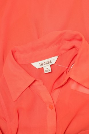 Γυναικείο πουκάμισο Decree, Μέγεθος S, Χρώμα Πορτοκαλί, Τιμή 11,75 €