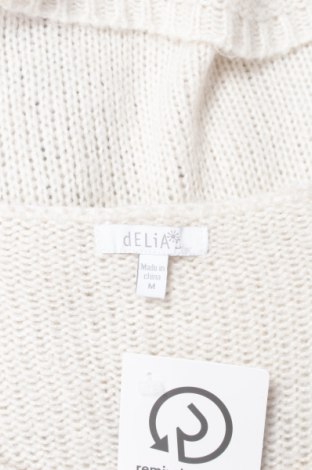 Дамски пуловер Delia*s, Размер M, Цвят Екрю, Цена 30,60 лв.