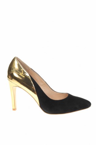 Дамски обувки Anna Field, Размер 38, Цвят Черен, Естествен велур, еко кожа, Цена 29,76 лв.