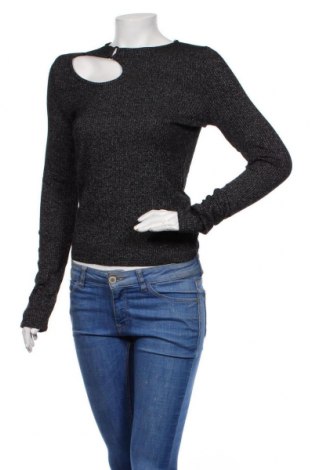 Bluză de femei Bershka, Mărime L, Culoare Negru, 83% viscoză, 15% poliester, 2% elastan, Preț 112,74 Lei