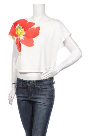 Γυναικεία μπλούζα Desigual, Μέγεθος L, Χρώμα Λευκό, Βαμβάκι, Τιμή 36,52 €