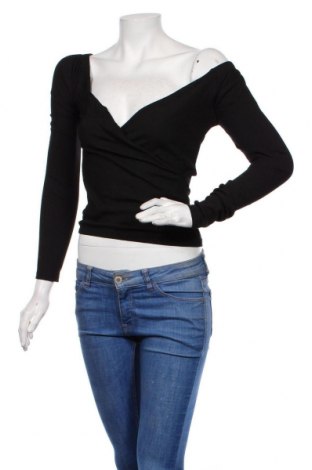Γυναικεία μπλούζα Gina Tricot, Μέγεθος S, Χρώμα Μαύρο, 99% πολυεστέρας, 1% ελαστάνη, Τιμή 22,08 €