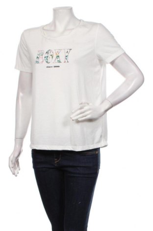 Damen Shirt Roxy, Größe L, Farbe Weiß, 65% Polyester, 35% Viskose, Preis 28,46 €