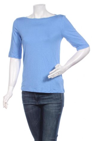 Damen Shirt Tom Tailor, Größe M, Farbe Blau, 95% Viskose, 5% Elastan, Preis 26,68 €