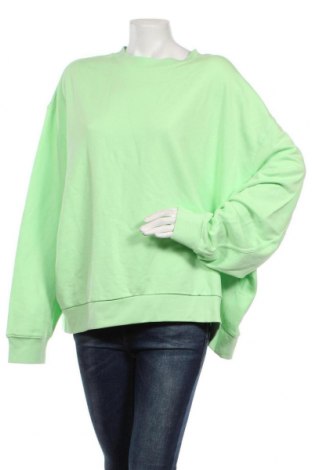 Дамска блуза Weekday, Размер XXL, Цвят Зелен, 80% памук, 20% полиестер, Цена 41,40 лв.