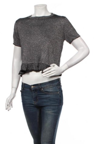 Γυναικεία μπλούζα Zara Knitwear, Μέγεθος M, Χρώμα Ασημί, Τιμή 6,18 €
