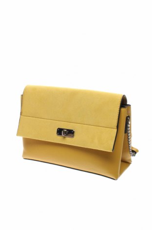 Дамска чанта C&A, Цвят Жълт, Еко кожа, текстил, Цена 37,00 лв.