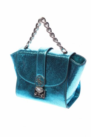 Γυναικεία τσάντα Guess, Χρώμα Μπλέ, Δερματίνη, Τιμή 111,73 €