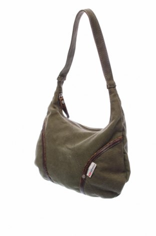 Дамска чанта Superga, Цвят Зелен, Текстил, Цена 41,00 лв.
