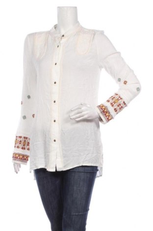 Γυναικείο πουκάμισο Desigual, Μέγεθος M, Χρώμα Εκρού, Βισκόζη, Τιμή 49,87 €