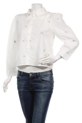 Γυναικείο πουκάμισο ONLY, Μέγεθος M, Χρώμα Λευκό, Βαμβάκι, Τιμή 20,88 €