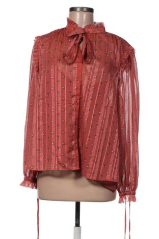 Damska koszula Pepe Jeans, Rozmiar XL, Kolor Czerwony, 99% poliester, 1% metalowe nici, Cena 360,37 zł