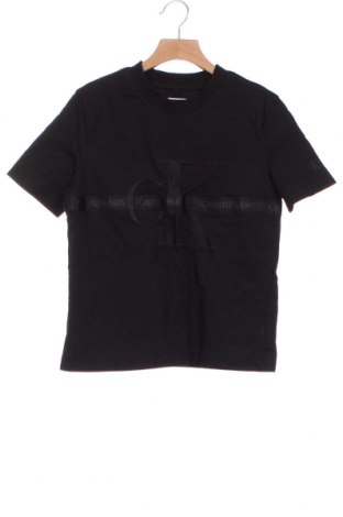 Дамска тениска Calvin Klein Jeans, Размер XS, Цвят Черен, Памук, Цена 34,00 лв.