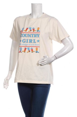 Γυναικείο t-shirt Daisy Street, Μέγεθος S, Χρώμα  Μπέζ, Βαμβάκι, Τιμή 8,24 €