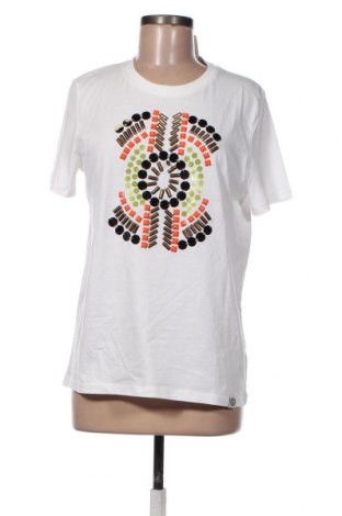 Γυναικείο t-shirt Desigual, Μέγεθος L, Χρώμα Λευκό, Βαμβάκι, Τιμή 29,82 €