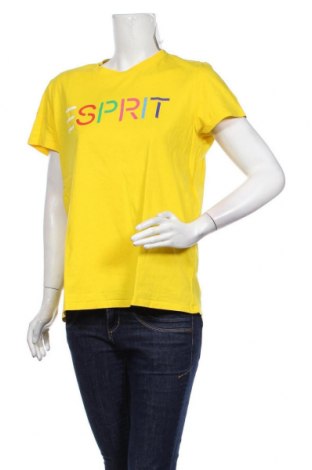 Női póló Esprit, Méret XXL, Szín Sárga, Pamut, Ár 5 074 Ft