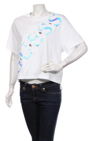 Damen T-Shirt Guess, Größe L, Farbe Weiß, Baumwolle, Preis 32,58 €