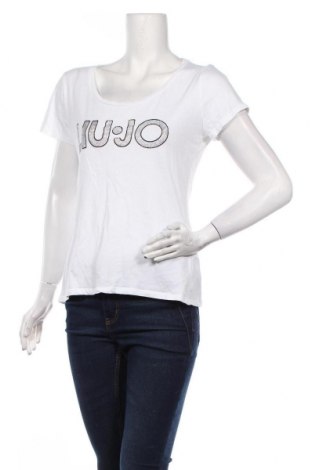 Дамска тениска Liu Jo, Размер M, Цвят Бял, Памук, Цена 47,00 лв.