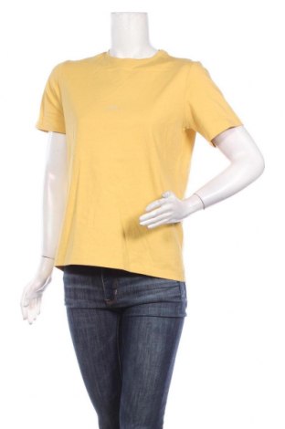 Γυναικείο t-shirt Minimum, Μέγεθος S, Χρώμα Κίτρινο, Τιμή 24,43 €