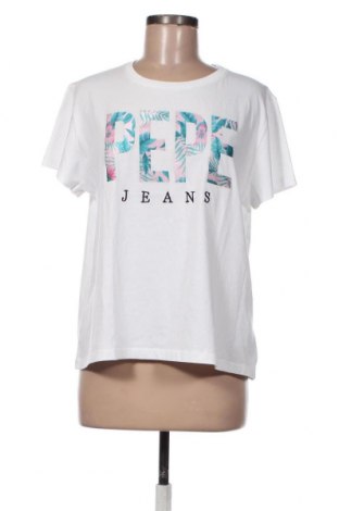 Dámské tričko Pepe Jeans, Velikost XL, Barva Bílá, 50% polyester, 50% bavlna, Cena  802,00 Kč