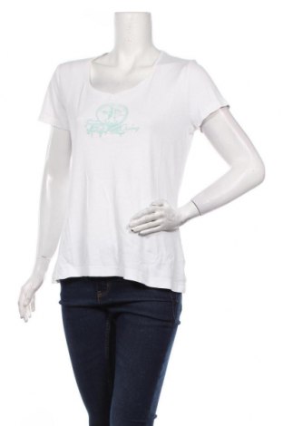 Γυναικείο t-shirt S.Oliver, Μέγεθος M, Χρώμα Λευκό, Βαμβάκι, Τιμή 12,37 €