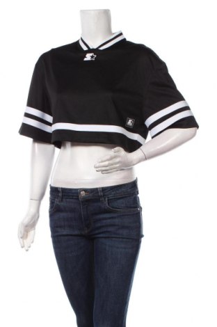 Γυναικείο t-shirt Starter, Μέγεθος S, Χρώμα Μαύρο, Τιμή 12,63 €