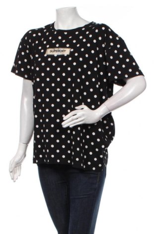 Damen T-Shirt Superdry, Größe XL, Farbe Schwarz, Baumwolle, Preis 32,58 €