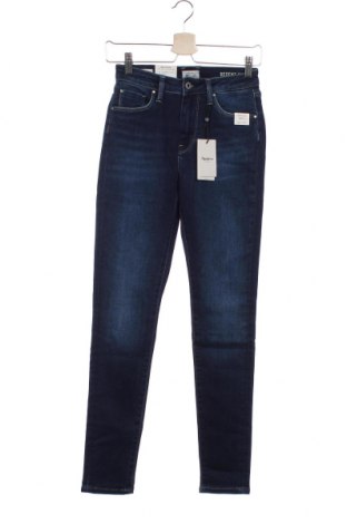 Damskie jeansy Pepe Jeans, Rozmiar XS, Kolor Niebieski, 73% bawełna, 17% poliester, 9% wiskoza, 1% elastyna, Cena 377,83 zł