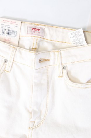 Γυναικείο Τζίν Pepe Jeans, Μέγεθος M, Χρώμα Εκρού, 97% βαμβάκι, 3% ελαστάνη, Τιμή 38,97 €