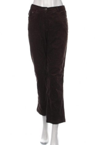 Pantaloni de velvet de femei Canda, Mărime M, Culoare Maro, Preț 7,36 Lei