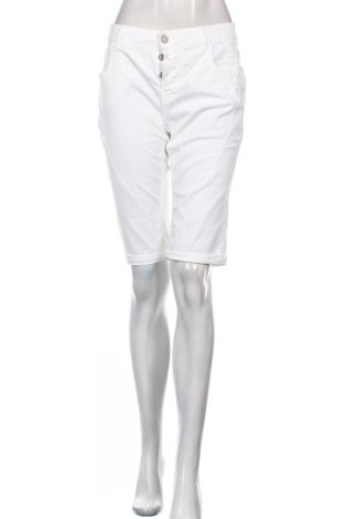 Дамски къс панталон Gang, Размер M, Цвят Бял, 98% памук, 2% еластан, Цена 48,00 лв.