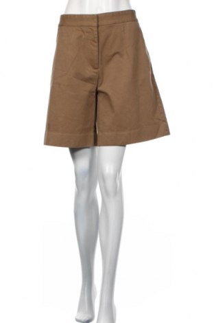 Дамски къс панталон Victoria Beckham, Размер M, Цвят Кафяв, 62% памук, 38% полиестер, Цена 98,00 лв.